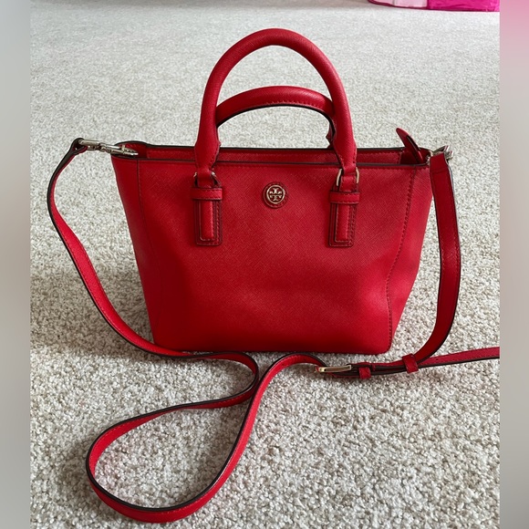 Tory Burch, Bags, Tory Burch Robinson Mini Square Tote